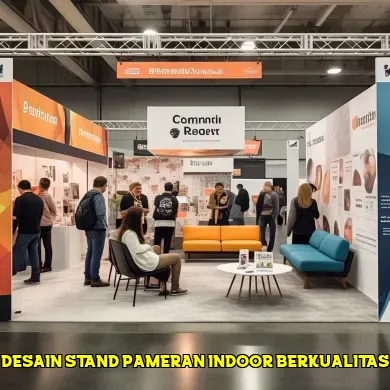 desain stand pameran indoor berkualitas